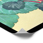 Klassieke japanse  waterverf bloemen kunst poster (Hoek)