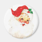 Klassieke jaren 1950  Kerstman Magneet (Voorkant)