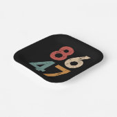 Klassieke  jaren 80 Stijl 86 47 Anti Trump Papieren Bordje (Gebogen)