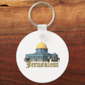 Klassieke Jerusalem-koepel van het Rock Design Sleutelhanger (Voorkant)