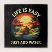 Klassieke Jet skiër Legpuzzel (Verticaal)