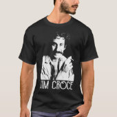 Klassieke Jim Croce - Witte stencil T-shirt (Voorkant)