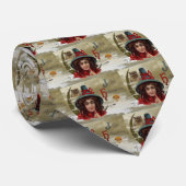 Klassieke Jolly Halloween Heksen Keelband Stropdas (Opgerold)