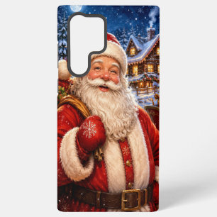 Klassieke Jolly Kerstman Kerstmis Hoesje voor Tele Samsung Galaxy Hoesje
