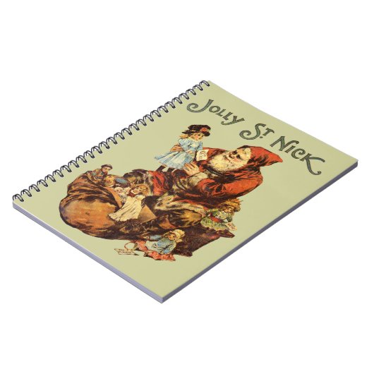 Klassieke Jolly St. Nick Notitieboek (Linkerzijde)