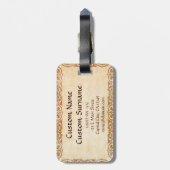 Klassieke jonge, mooie chinese prinses Guo Jin Bagagelabel (Achterkant verticaal)