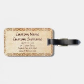 Klassieke jonge, mooie chinese prinses Guo Jin Bagagelabel (Achterkant horizontaal)