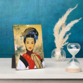 Klassieke jonge, mooie chinese prinses Guo Jin Fotoplaat (Zijkant)