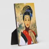 Klassieke jonge, mooie chinese prinses Guo Jin Fotoplaat (Zijkant)