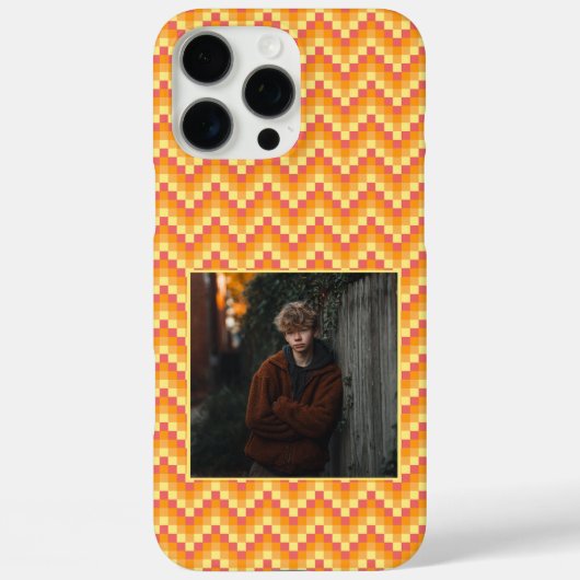 Klassieke jubileumcadeaus voor man herringbone Case-Mate iPhone case (Achterkant)