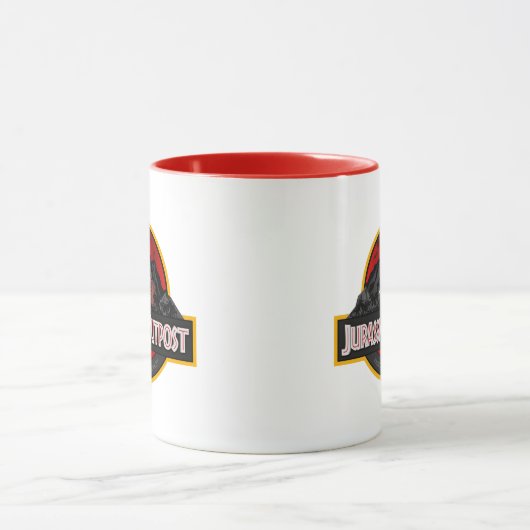 'Klassieke Jurassic' Jurassic Logo Mok (Midden)