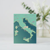 Klassieke kaart van Italië (Staand voorkant)