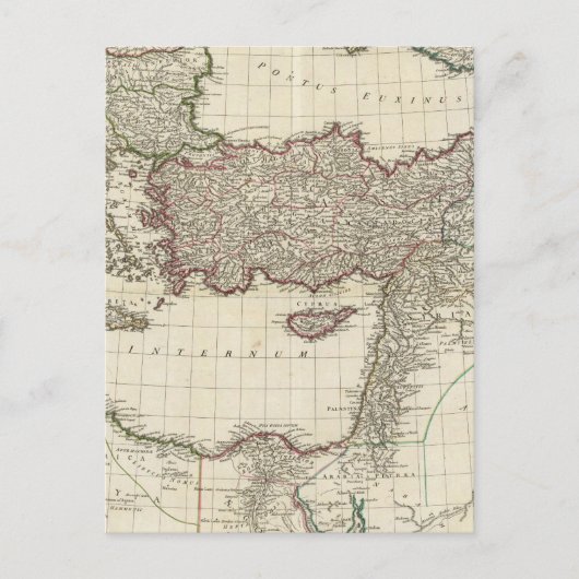 Klassieke kaart van Rome (Voorkant)