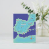 Klassieke kaart van Spanje (Staand voorkant)