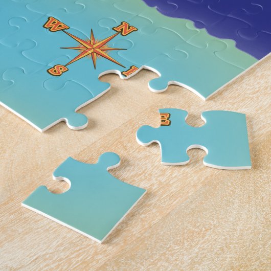 Klassieke kaart van Spanje Legpuzzel (Zijkant)