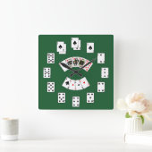 Klassieke Kaart voor afspelen Vierkante Klok (Huis)