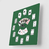 Klassieke Kaart voor afspelen Vierkante Klok (Hoek)