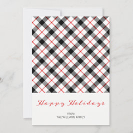 Klassieke Kaart voor kerstmis Prettige feestdagen