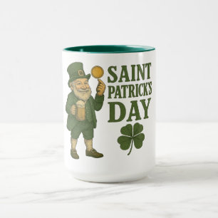 Klassieke kabouter St. Patrick's Day  Mok