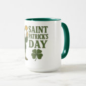 Klassieke kabouter St. Patrick's Day  Mok (Voorkant rechts)