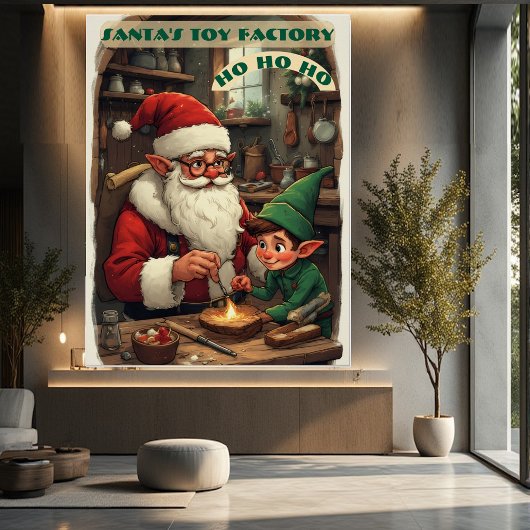 Klassieke Kabouterhelper in Sinterklaas' Speelgoed Perfect Poster
