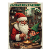 Klassieke Kabouterhelper in Sinterklaas' Speelgoed Perfect Poster (Voorkant)