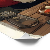 Klassieke Kabouterhelper in Sinterklaas' Speelgoed Perfect Poster (Hoek)
