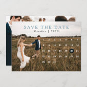 Klassieke kalender meerdere foto's opslaan van de kaart (Voorkant / Achterkant)