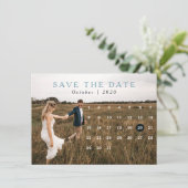 Klassieke kalender meerdere foto's opslaan van de kaart (Staand voorkant)