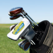 Klassieke kalkgroene van cartoon golfheadcover (Insitu)