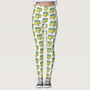 Klassieke kalkgroene van cartoon leggings