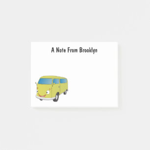 Klassieke kalkgroene van cartoon post-it® notes