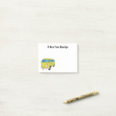 Klassieke kalkgroene van cartoon post-it® notes (Op bureau)