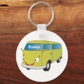 Klassieke kalkgroene van cartoon sleutelhanger (Voorkant)