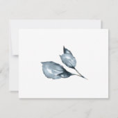 Klassieke kalligrafie bruiloft Hartelijk dank Bedankkaart (Achterkant)