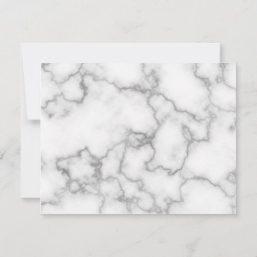 Klassieke kalligrafie bruiloft Hartelijk dank Bedankkaart (Achterkant)