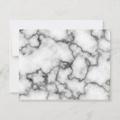 Klassieke kalligrafie bruiloft Hartelijk dank Bedankkaart (Achterkant)