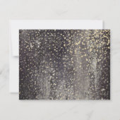 Klassieke kalligrafie bruiloft Hartelijk dank Bedankkaart (Achterkant)