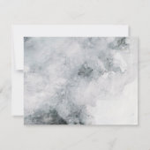 Klassieke kalligrafie bruiloft Hartelijk dank Bedankkaart (Achterkant)