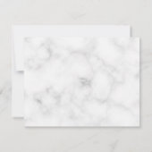 Klassieke kalligrafie bruiloft Hartelijk dank Bedankkaart (Achterkant)