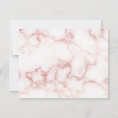 Klassieke kalligrafie bruiloft Hartelijk dank Bedankkaart (Achterkant)