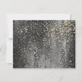 Klassieke kalligrafie bruiloft Hartelijk dank Bedankkaart (Achterkant)