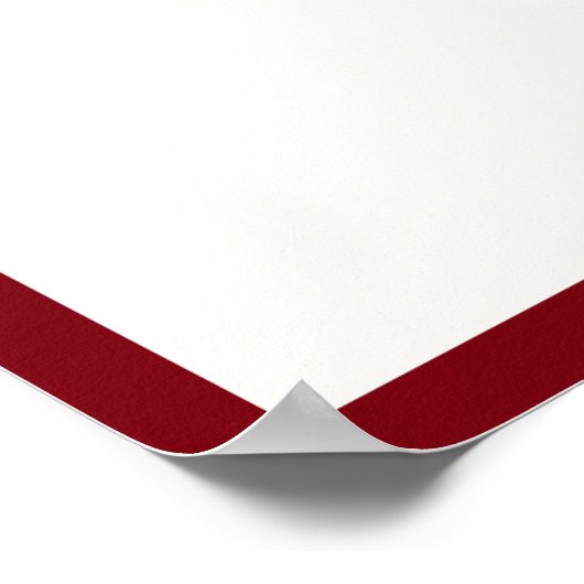 Klassieke kalligrafie dieprood oud geld bruiloft poster (Hoek)