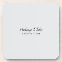 Klassieke kalligrafie Elegant Plain Simple Grey