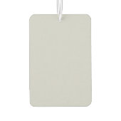 Klassieke kalligrafie Elegant Plain Simple Grey Luchtverfrisser (Achterkant)