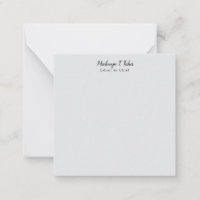 Klassieke kalligrafie Elegant Plain Simple Grey