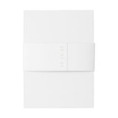 Klassieke kalligrafie formele blush roze bruiloft uitnodigingen wikkel (Achterkant Voorbeeld)