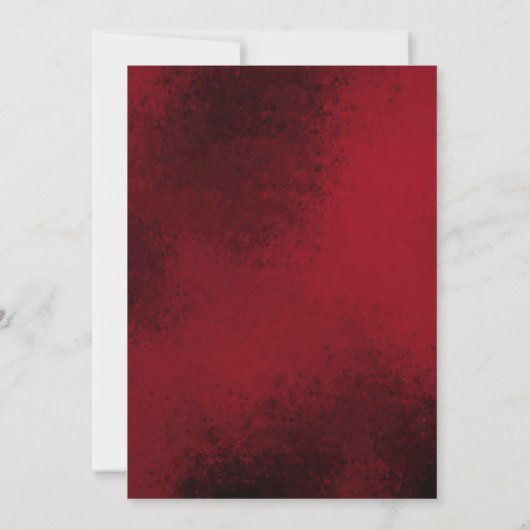 Klassieke kalligrafie Foto Bruiloft Save the Date (Achterkant)