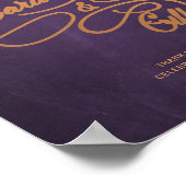  klassieke kalligrafie kaarten en geschenken teken poster (Hoek)