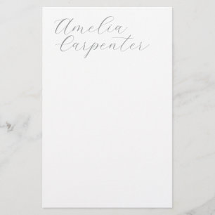 Klassieke Kalligrafie Minimalist Professional Briefpapier